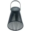 LAMPE SOLAIRE NOIR H.14CM