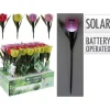 LAMPE SOLAIRE TULIPE HAUTEUR 30CM
