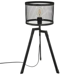 LAMPE TREPIED NOAH NOIR H.56CM