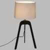 LAMPE TREPIED ORIGINES BLANC H.58.5CM