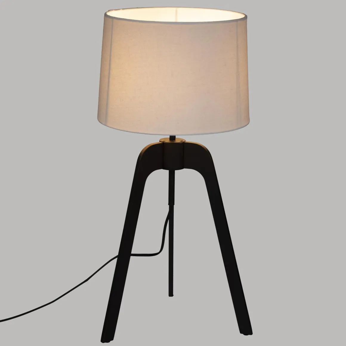 LAMPE TREPIED ORIGINES BLANC H.58.5CM
