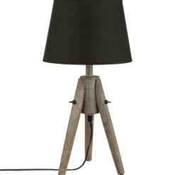 LAMPE TREPIED PIN MIRY NOIR H.48CM