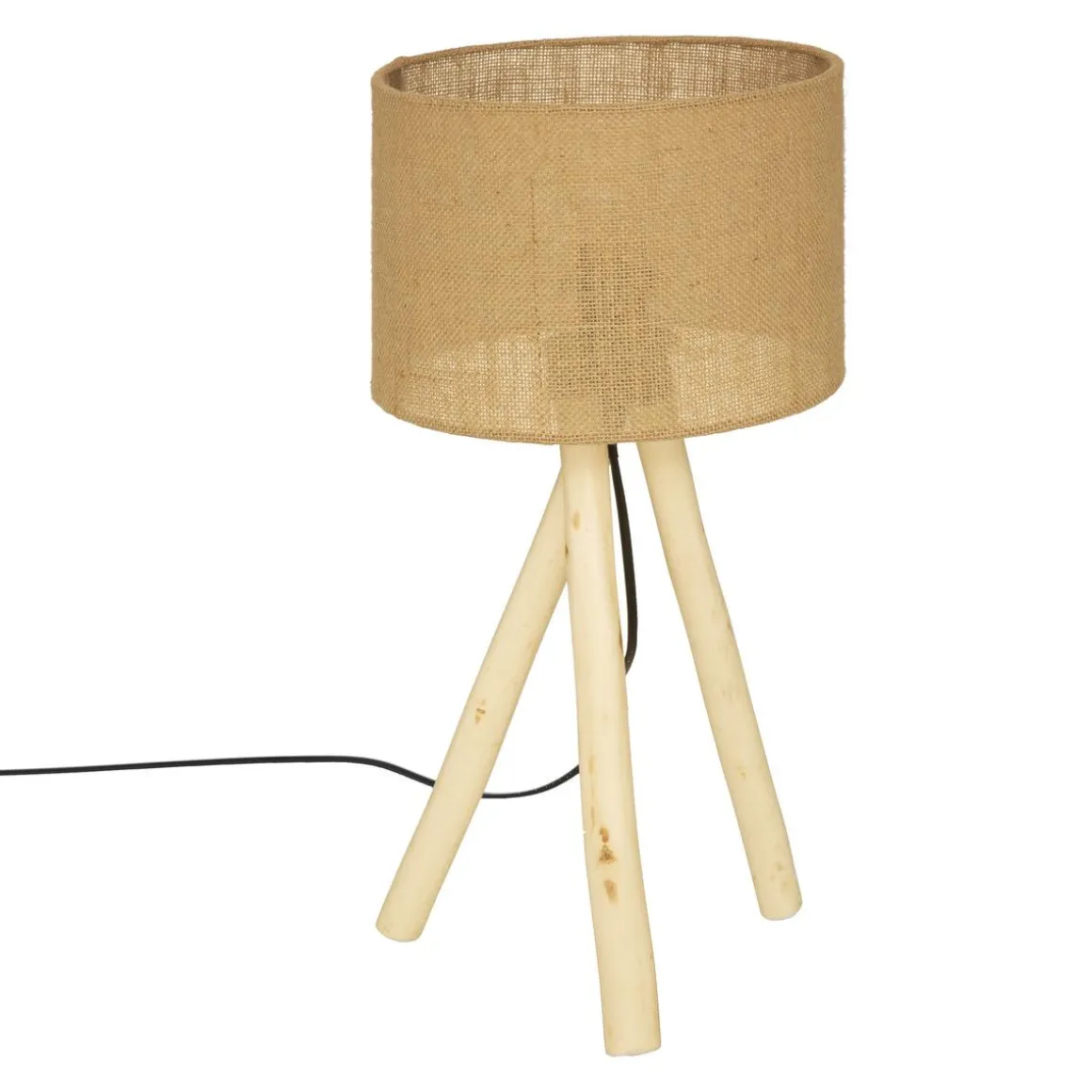 LAMPE TREPIED SEAV NATUREL H.52CM