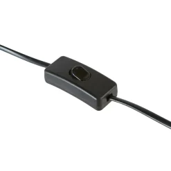 LAMPE YULIA NOIR H.40CM