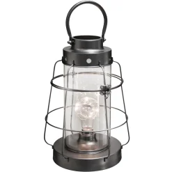 LANTERNE METAL LED H.30CM