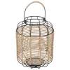 LANTERNE NATUREL METAL COSY H.33CM