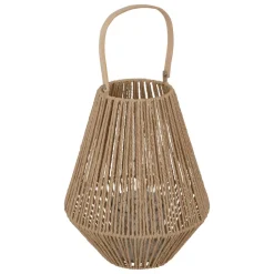 LANTERNE NATUREL ROSS BEIGE H.31CM