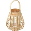 LANTERNE ROTIN D.14.5X16CM