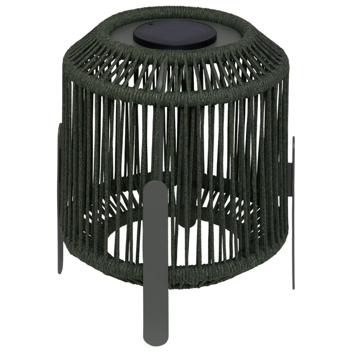 LANTERNE SOLAIRE CORDE LINY RECHARGEABLE USBC LAURIER H.36CM