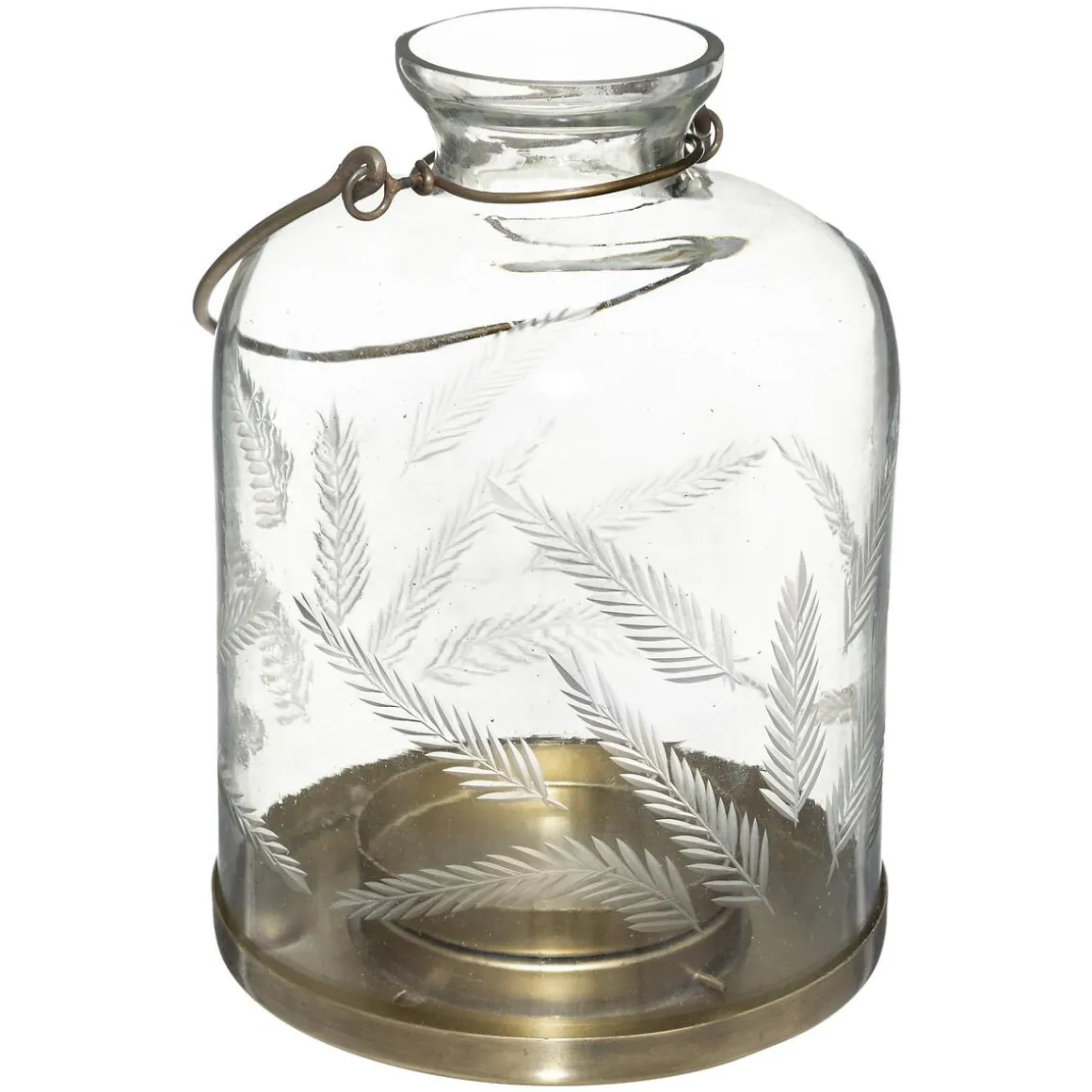 LANTERNE VERRE CISELE WONDERLY H.17CM