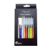 LES COLORES SET 6 TARTINEURS PANACHES BOITE COULEUR