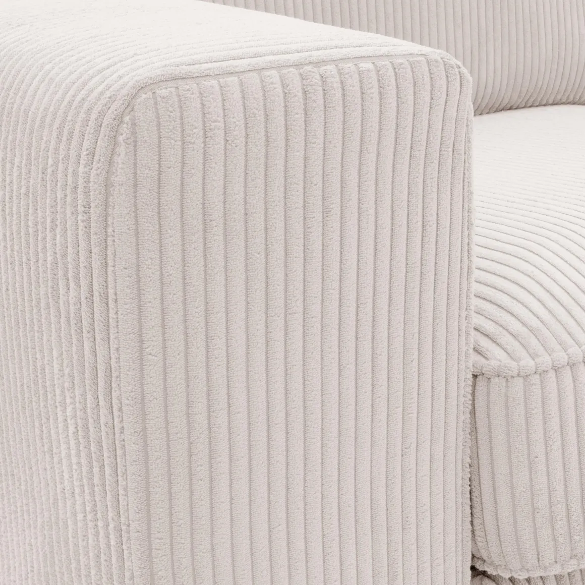 LIVIA CANAPE 2 PLACES BEIGE LINCOLN 83