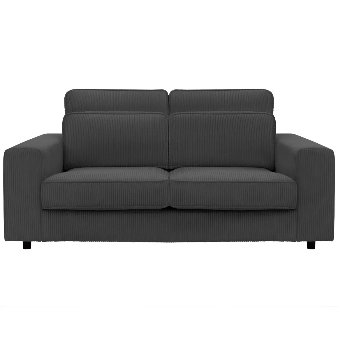 LIVIA CANAPE 2 PLACES GRIS FONCE POSO 34