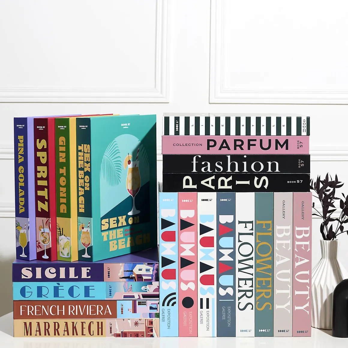 LIVRE RANGEMENT DECO PARIS LIFESTYLE 33X25CM