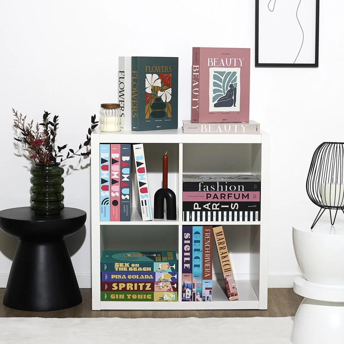 LIVRE RANGEMENT DECO PARIS LIFESTYLE 33X25CM