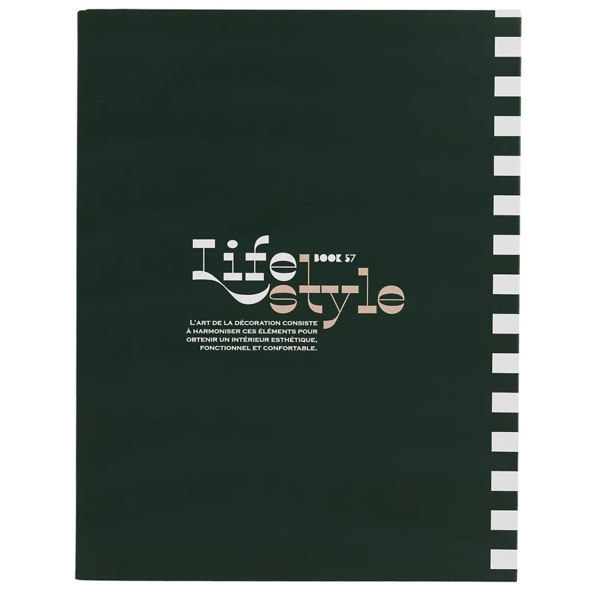 LIVRE RANGEMENT DECO PARIS LIFESTYLE 33X25CM