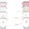 LOT 4 BODIES MANCHES COURTES 3 A 23 MOIS