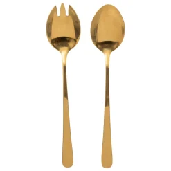 LOT 2 COUVERTS A SALADE GOLD