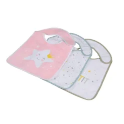 LOT DE 3 BAVOIRS SCRATCH 23X35CM ROSE