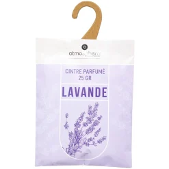 LOT DE 3 CINTRES PARFUMES LAVANDE 25G