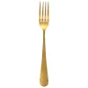 LOT 4 FOURCHETTES GOLD INOX OR