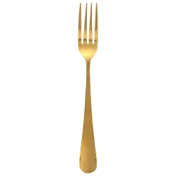 LOT 4 FOURCHETTES GOLD INOX OR