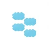 LOT 4 TAPIS ANTI DERAPANTS NUAGES BLEU CIEL