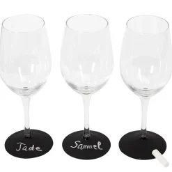 LOT 3 VERRES PIED ARDOISE
