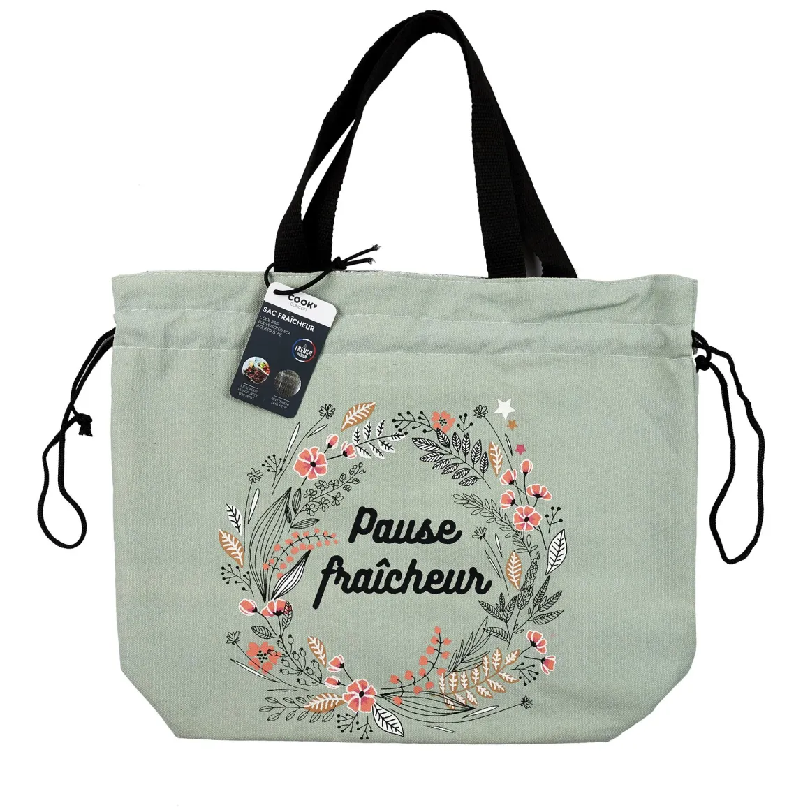 LUNCH BAG SAC FRAICHEUR TISSU 29X30CM