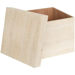 MALLE CARRE TRAVERTIN TINEO TAILLE L