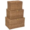 MALLE ROTIN CARMEN NATUREL D.58X40.5X33.5CM
