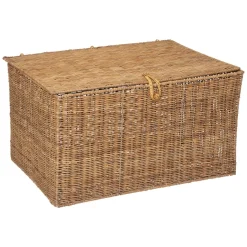 MALLE ROTIN CARMEN NATUREL D.58X40.5X33.5CM
