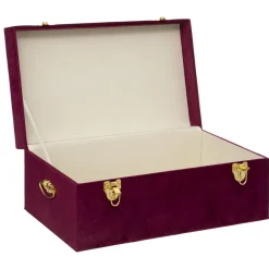 MALLE VELOURS NIGHT RUBIS D.49X29X19.5CM