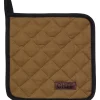 MANIQUE CHEF BLACK LINE 20X20CM COTON VERT KAKI