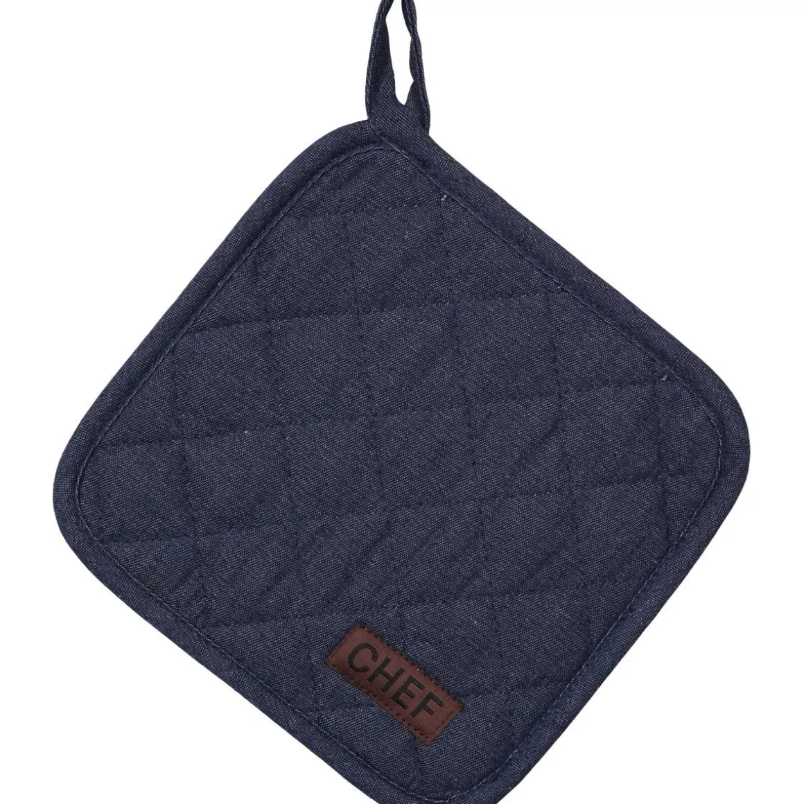 MANIQUE NEOPRENE CHEF 20X20CM COTON BLEU DENIM