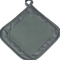 MANIQUE 19X19CM COTON SILICONE CUISTOT ANTHRACITE
