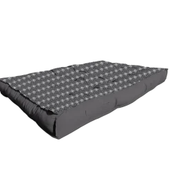 MATELAS PALETTE 120X80X15CM COTON ETHNIK FUSAIN