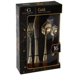 MENAGERE INOX 16 PIECES GOLD