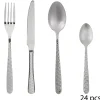 MENAGERE 24 PIECES FLORA INOX
