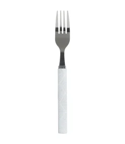 MENAGERE 24 PIECES GEO ET RANGE COUVERT BLANC