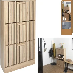 MEUBLE A CHAUSSURE 3 PORTES KLAUS