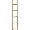 MEUBLE A FIXER 5 ETAGERES MDF ET STRUCTURE BAMBOU NUOVO