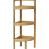 MEUBLE D ANGLE 3 ETAGERES BAMBOU