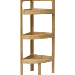 MEUBLE D ANGLE 3 ETAGERES BAMBOU