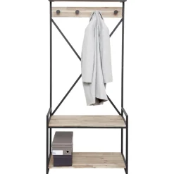 MEUBLE ENTREE EDENA D.80X35X184CM