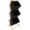 MEUBLE SAPIN 3 PANIERS SUSPENDUS NATUREL NOIR