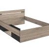 MICHIGAN LIT EN 140X190CM 2 TIROIRS 1 NICHE