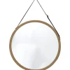 MIROIR A SUSPENDRE DIAMETRE 38CM BAMBOU