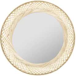 MIROIR BAMBOU LIBY D.70CM