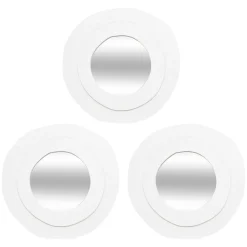 MIROIR BLANC EMILY D.25CM X3 PIECES